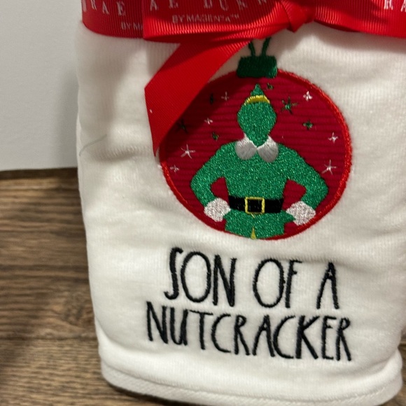 Rae Dunn - Hand Towels, 2 pack. Son of a Nutcracker - Picture 2 of 4